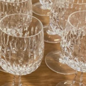 Gotham Chantilly crystal wine glasses